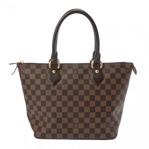 Louis Vuitton Damier Saleya Brown Canvas Handbag